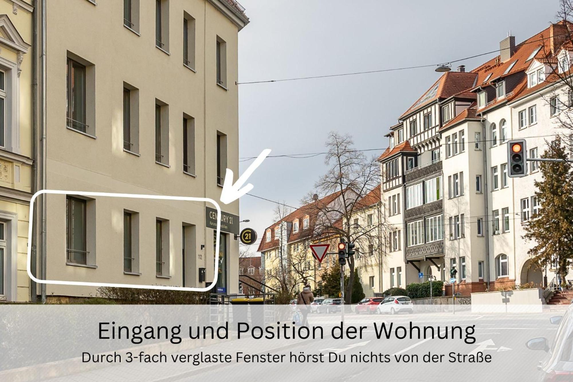 Bohnapartments - Altstadtoase - Balkon Und Garten - Wlan Erfurt Esterno foto