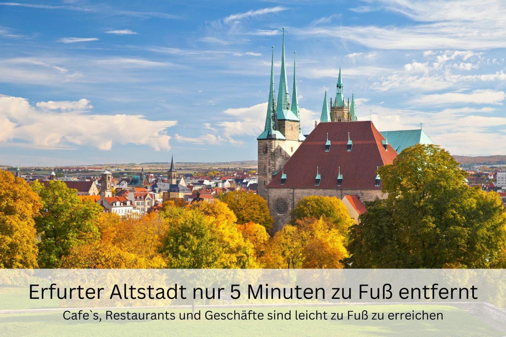 Bohnapartments - Altstadtoase - Balkon Und Garten - Wlan Erfurt Esterno foto